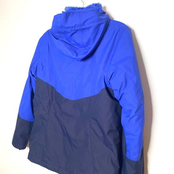 Columbia Womens Blue Bugaboo™ II Fleece Interchange Colorblock Gorpcore Jacket M - Picture 12 of 16